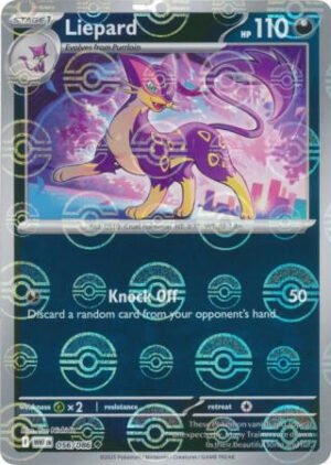 SV White Flare 056/086 Liepard (POKE BALL Reverse Holo)