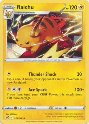 SWSH Lost Origin 053/196 Raichu