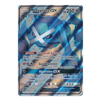 SM Guardians Rising 139/145 Metagross GX (Full Art)