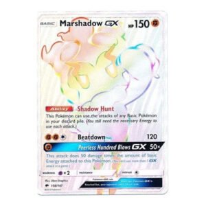SM Burning Shadows 156/147 Marshadow GX (Rainbow Rare)