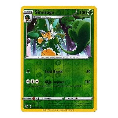 Darkness Ablaze 007/189 Simisage (Reverse Holo)