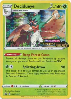 Sword & Shield Promo SWSH035 Decidueye (STAFF)