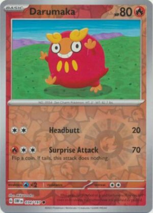 SV Obsidian Flames 034/197 Darumaka (Reverse Holo)