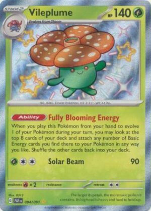 SV Paldean Fates 094/091 Vileplume (Holo Shiny)