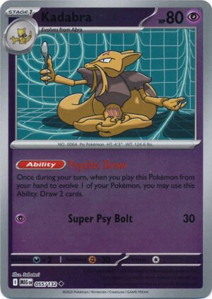 Mega Evolution 055/132 Kadabra (Reverse Holo)