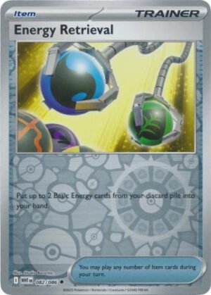 SV White Flare 082/086 Energy Retrieval (Reverse Holo)