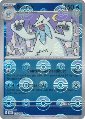 SV Black Bolt 026/086 Beartic (POKE BALL Reverse Holo)