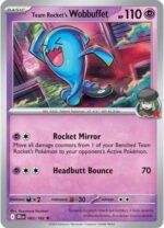 SV Destined Rivals 082/182 Team Rocket’s Wobbuffet (Holo)