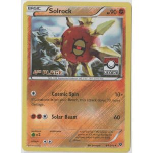 XY Base Set 64/146 Solrock (League Promo 4th Place)