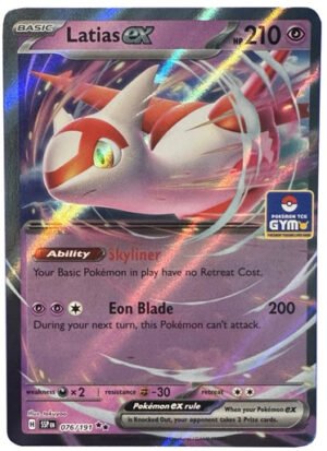 SV Surging Sparks 076/191 Latias ex (Gym Stamp)