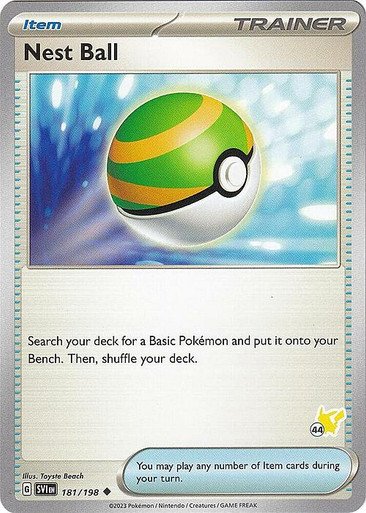 Scarlet & Violet (Base Set) 181/198 Nest Ball (Pikachu Symbol 44)