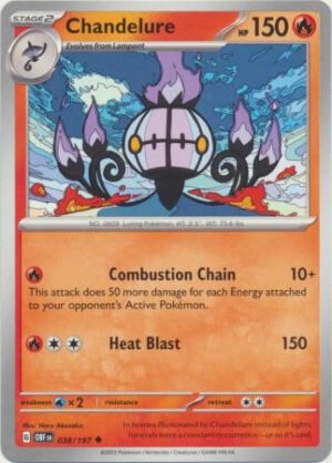 SV Obsidian Flames 038/197 Chandelure