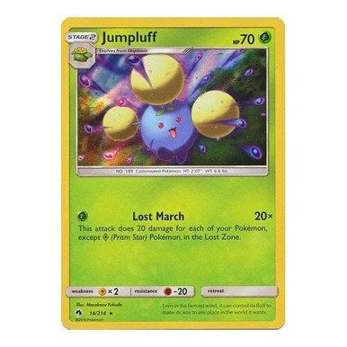 SM Lost Thunder 14/214 Jumpluff (Holo)