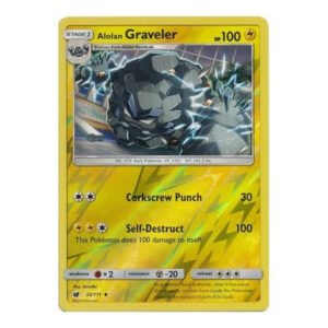 SM Crimson Invasion 033/111 Alolan Graveler (Reverse Holo)
