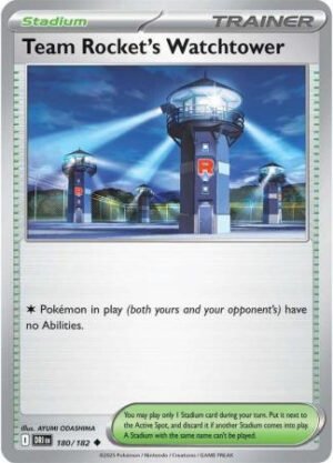 SV Destined Rivals 180/182 Team Rocket's Watchtower