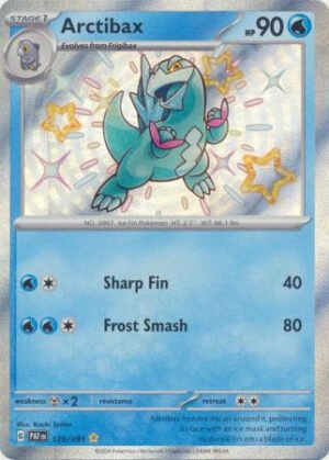 SV Paldean Fates 129/091 Arctibax (Holo Shiny)