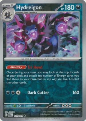 SV Paldea Evolved 140/193 Hydreigon (Reverse Holo)