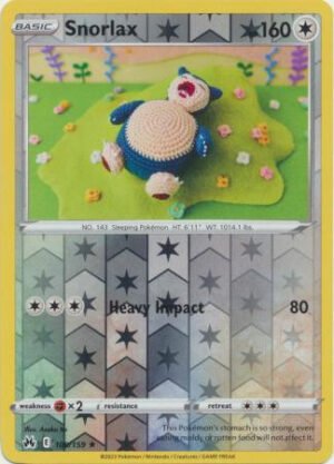 Crown Zenith 109/159 Snorlax (Reverse Holo)