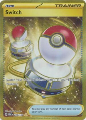Scarlet & Violet 151 206/165 Switch (Secret Rare)