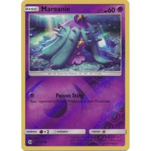 Sun and Moon (Base Set) 62/149 Mareanie (Reverse Holo)
