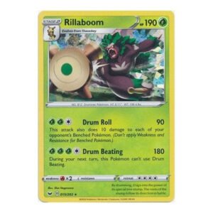 Sword & Shield (Base) 015/202 Rillaboom (Shatter Holo)