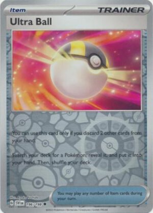 Scarlet & Violet (Base Set) 196/198 Ultra Ball (Reverse Holo)