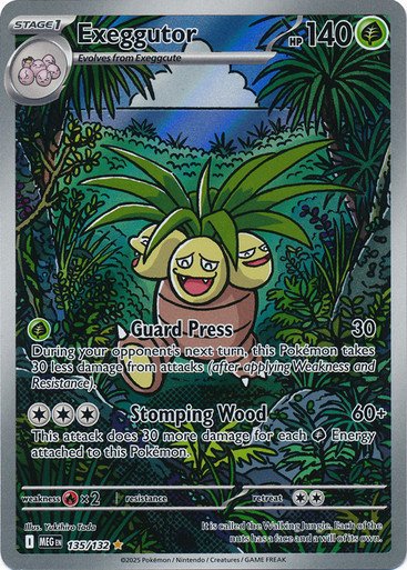 Mega Evolution 135/132 Exeggutor (Illustration Rare)