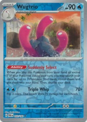 SV Paradox Rift 053/182 Wugtrio (Reverse Holo)