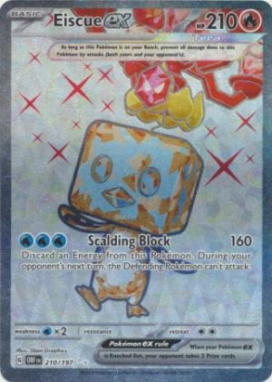 SV Obsidian Flames 210/197 Eiscue ex (Full Art)