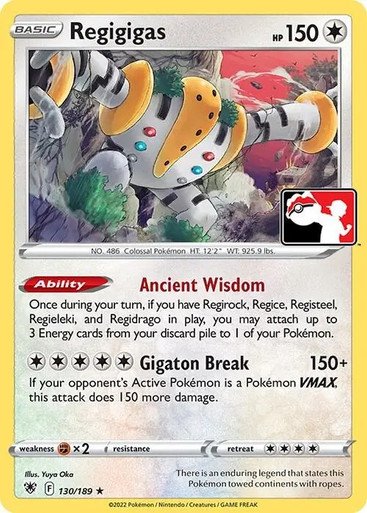 Astral Radiance 130/189 Regigigas (Prize Pack League Promo Non-Holo)