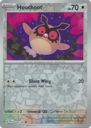 SV Temporal Forces 126/162 Hoothoot (Reverse Holo)