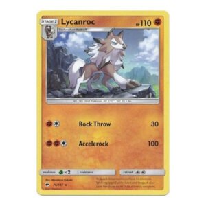 SM Burning Shadows 076/147 Lycanroc (Midday) (Non-Holo)