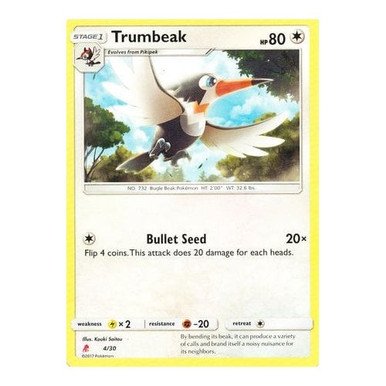 Trainer Kit: Lycanroc Deck 4/30 Trumbeak