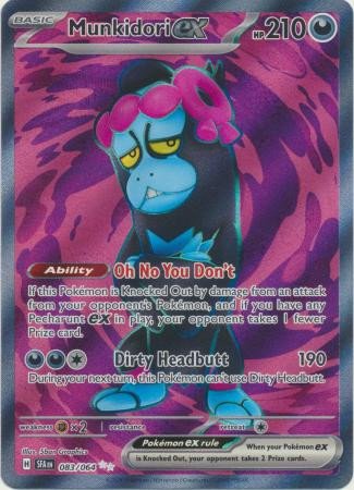 SV Shrouded Fable 083/064 Munkidori ex (Full Art)