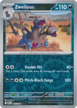 SV White Flare 066/086 Zweilous (Reverse Holo)