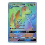 Sun & Moon Promo SM156 Dragonite GX (Rainbow Rare)