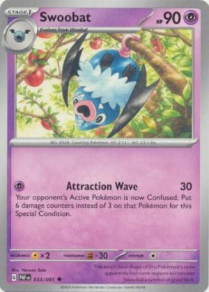 SV Paldean Fates 033/091 Swoobat