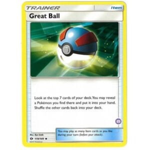 Sun and Moon (Base Set) 119/149 Great Ball (Trainer Kit Alolan Sandslash #25)
