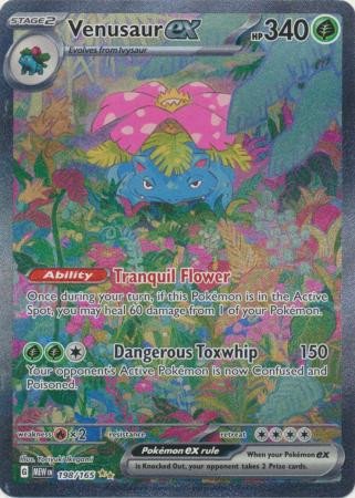 Scarlet & Violet 151 198/165 Venusaur ex (Alternative Art, Full Art)