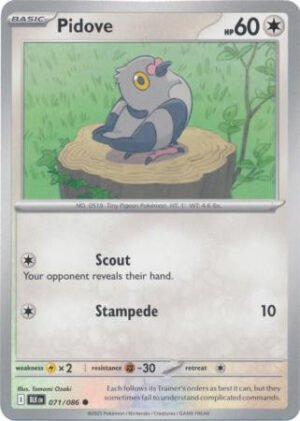 SV Black Bolt 071/086 Pidove