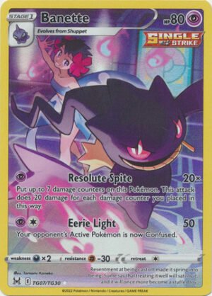 SWSH Lost Origin TG07/TG30 Banette (Full Art)