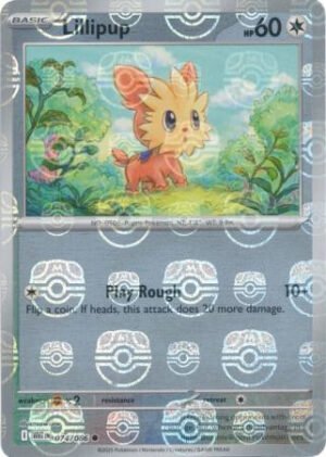 SV White Flare 074/086 Lillipup (MASTER BALL Reverse Holo)