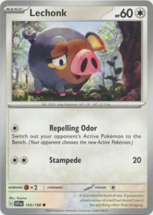 Scarlet & Violet (Base Set) 154/198 Lechonk (Non-Holo)