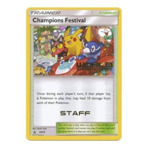 Sun & Moon Promo SM078 Champions Festival (Staff)