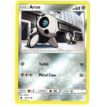 SM Crimson Invasion 65/111 Aron (Trainer Kit Alolan Sandslash #18)