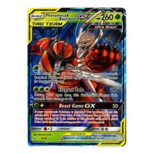 SM Unbroken Bonds 1/214 Pheromosa & Buzzwole GX (Tag Team Half Art)