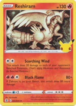 Celebrations 02/25 Reshiram (Holo)