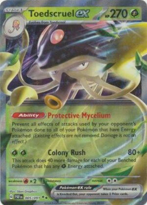SV Paldean Fates 005/091 Toedscruel ex (Half Art)