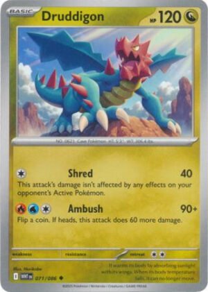SV White Flare 071/086 Druddigon