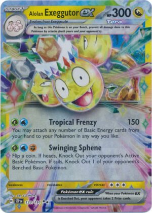 SV Surging Sparks 133/191 Alolan Exeggutor ex (Half Art)